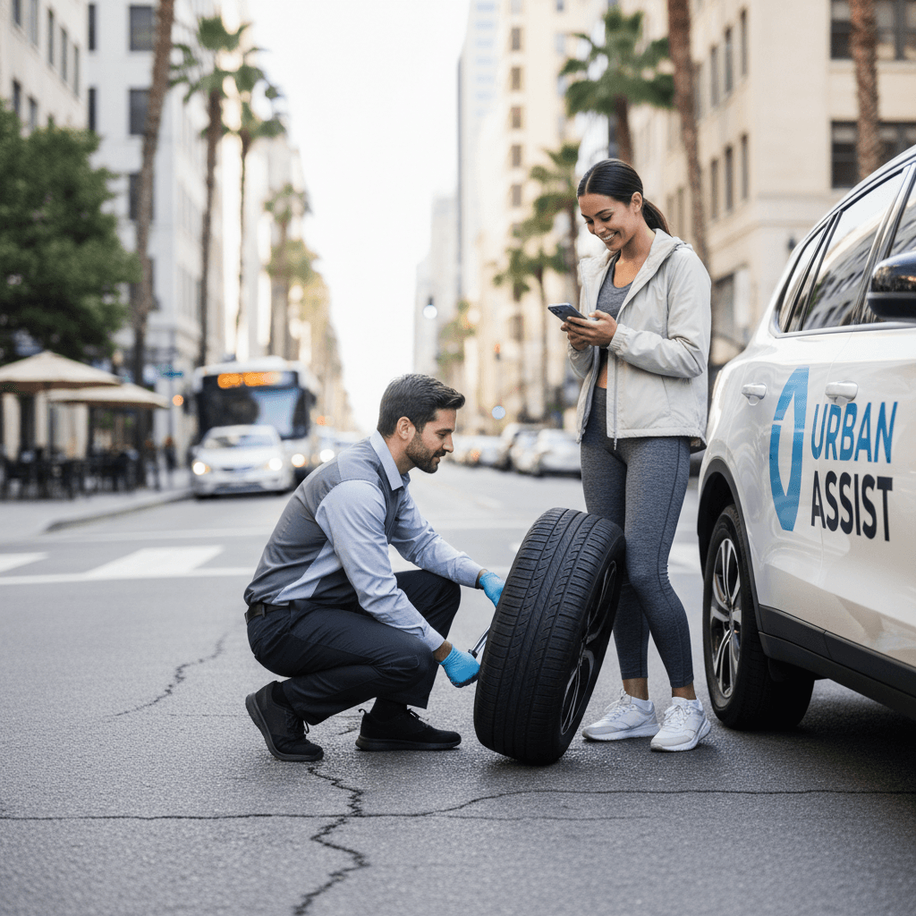 Urban roadside assistance service